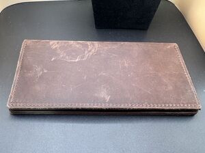 Better Way Designs Eleanor Leather Wallet Dark Walnut 7x7 Billfold Unisex NWT